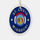 St. Louis Missouri Keramik Ornament (Rechts)