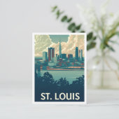St Louis Missouri Kunst, Dichtung und Musik Postkarte (Stehend Vorderseite)