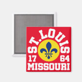 St. Louis, Missouri Magnet (Vorderseite/Rückseite)