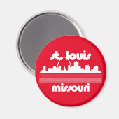 St. Louis Missouri Magnet (Vorderseite/Rückseite)