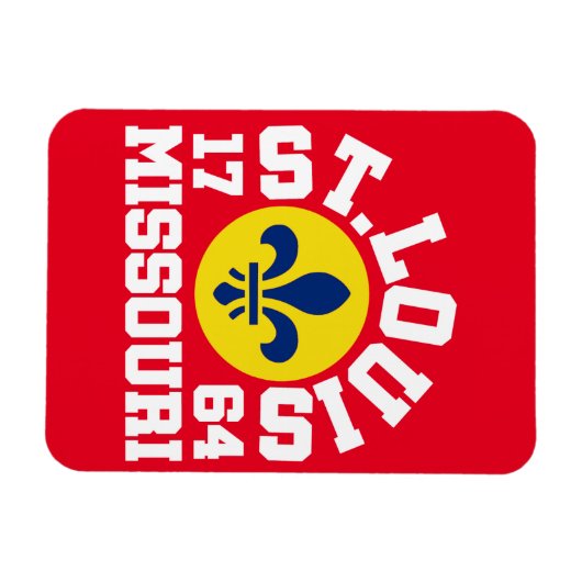 St. Louis, Missouri Magnet (Horizontal)
