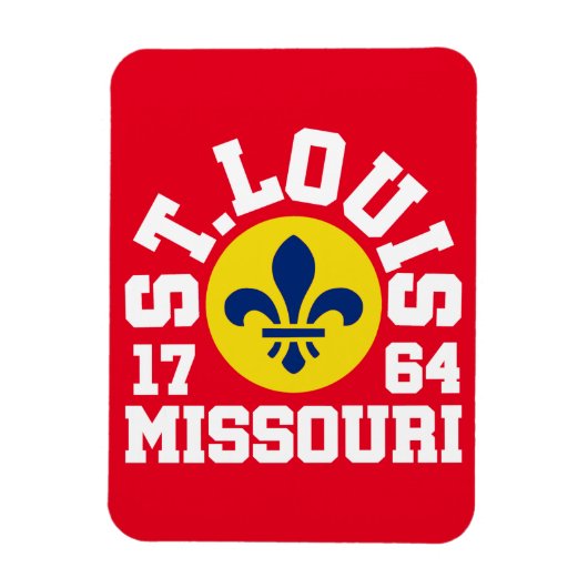 St. Louis, Missouri Magnet (Vertikal)