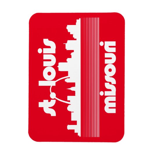 St. Louis Missouri Magnet (Vertikal)
