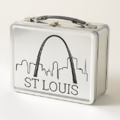 St. Louis, Missouri Metall Brotdose (Vorderseite)
