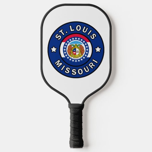 St. Louis Missouri Pickleball Schläger (Vorderseite)