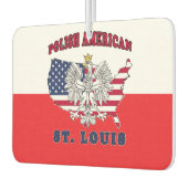 St. Louis Missouri Polnisch Autolufterfrischer (Links)