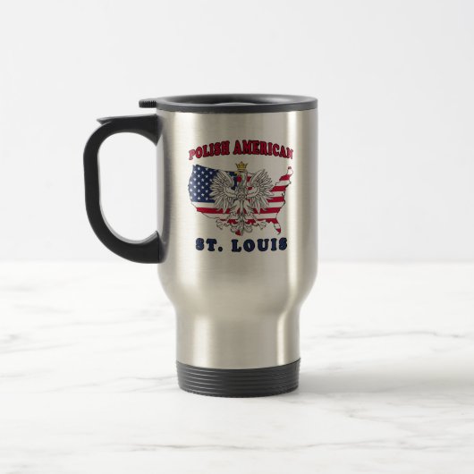 St. Louis Missouri Polnisch Reisebecher (Links)