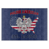 St. Louis Missouri Polnisch Schneidebrett (Vorderseite)