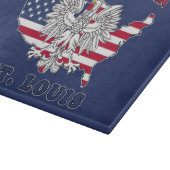 St. Louis Missouri Polnisch Schneidebrett (Ecke)