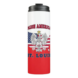 St. Louis Missouri Polnisch Thermosbecher