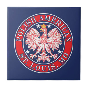 St. Louis Missouri Polnischer Adler Fliese