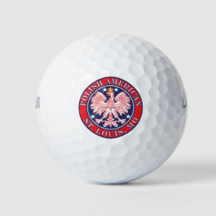 St. Louis Missouri Polnischer Adler Golfball