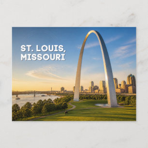 St. Louis, Missouri Postkarte