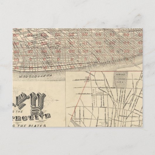 St. Louis, Missouri Postkarte (Vorderseite)