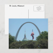 St. Louis, Missouri Postkarte (Vorne/Hinten)