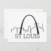 St. Louis, Missouri Postkarte (Vorne/Hinten)