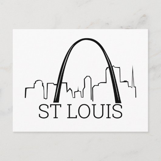 St. Louis, Missouri Postkarte (Vorderseite)
