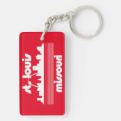 St. Louis Missouri Schlüsselanhänger (Rückseite)