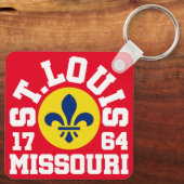 St. Louis, Missouri Schlüsselanhänger (Rückseite)