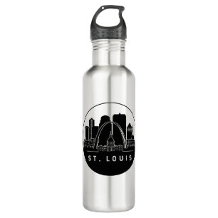 St. Louis Missouri Skyline Edelstahlflasche