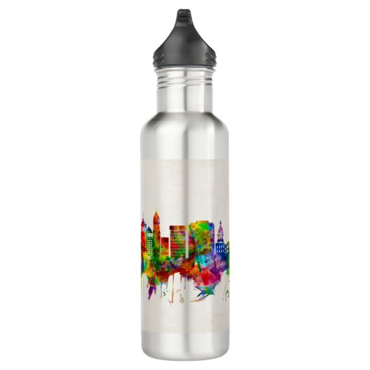 St. Louis Missouri Skyline Edelstahlflasche (Rechts)