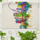 St. Louis Missouri Skyline Geschirrtuch (Gefaltet)