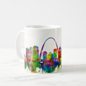 St. Louis Missouri Skyline Kaffeetasse (Vorderseite Links)