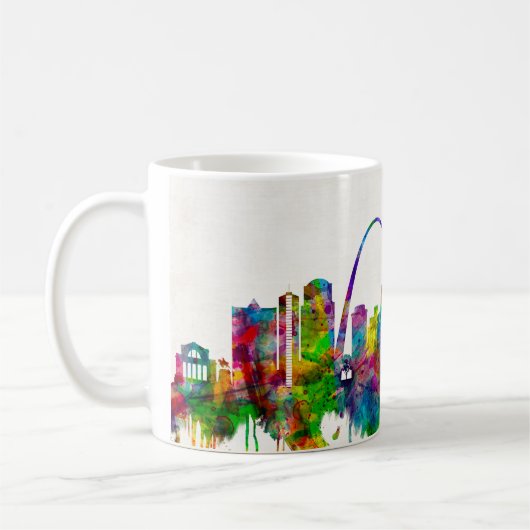St. Louis Missouri Skyline Kaffeetasse (Links)