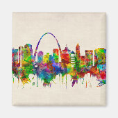 St. Louis Missouri Skyline Magnet (Vorne)