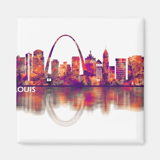 St. Louis Missouri Skyline Magnet (Vorne)