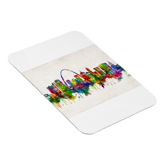 St. Louis Missouri Skyline Magnet (Rechte Seite)