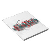 St. Louis Missouri Skyline Notizblock (angewinkelt)