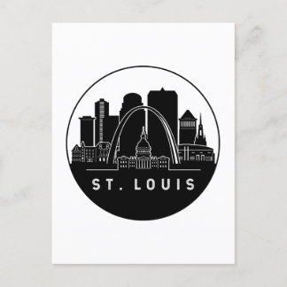 St. Louis Missouri Skyline Postkarte