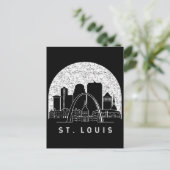 St. Louis Missouri Skyline Postkarte (Stehend Vorderseite)