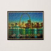 St. Louis Missouri Skyline Puzzle (Horizontal)