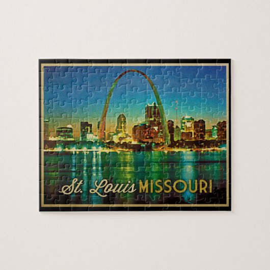 St. Louis Missouri Skyline Puzzle (Horizontal)