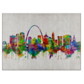 St. Louis Missouri Skyline Schneidebrett (Vorderseite)