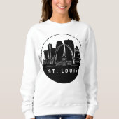 St. Louis Missouri Skyline Sweatshirt (Vorderseite)