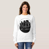 St. Louis Missouri Skyline Sweatshirt (Vorne ganz)