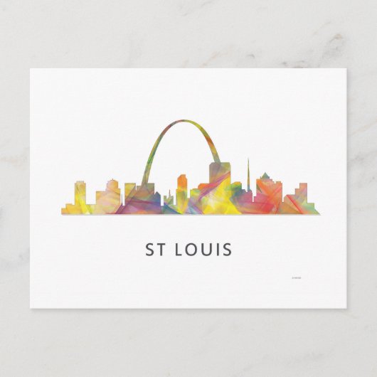 ST LOUIS, MISSOURI SKYLINE WB1 - POSTKARTE (Vorderseite)