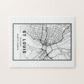 St Louis Missouri USA Cities Travel City Karte Puzzle (Horizontal)