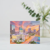 St. Louis, Missouri, USA Postkarte (Stehend Vorderseite)