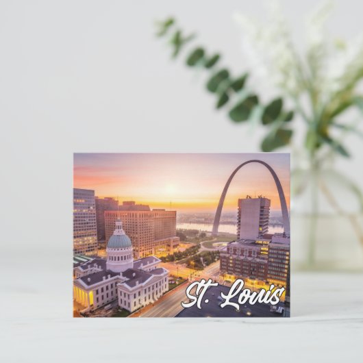 St. Louis, Missouri, Vereinigte Staaten Postkarte (Stehend Vorderseite)