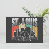 St. Louis Missouri Vintag Einladung (Stehend Vorderseite)