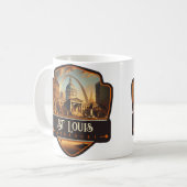 St. Louis, Missouri | VINTAG Kaffeetasse (Vorderseite Links)