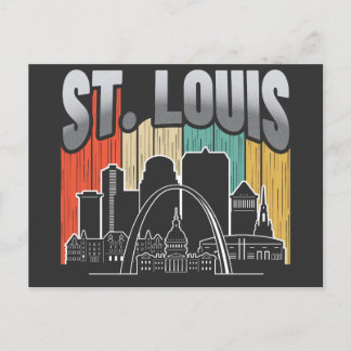 St. Louis Missouri Vintag Postkarte