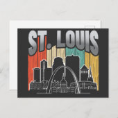 St. Louis Missouri Vintag Postkarte (Vorne/Hinten)
