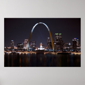 St. Louis Night Poster