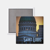 St. Louis Old Courthouse Magnet (Vorderseite/Rückseite)