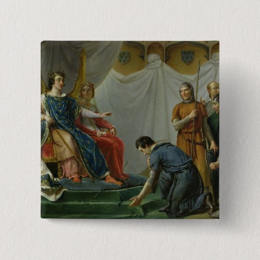 St. Louis Pardonning Mauclerc Button (Vorderseite)